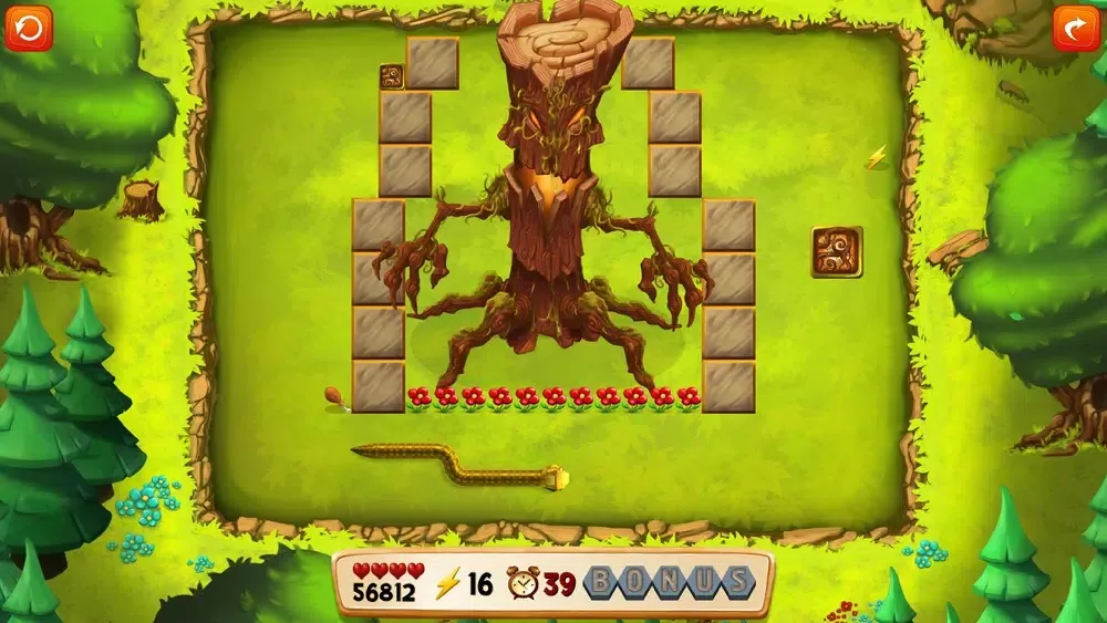 Tangkapan skrin Classic Snake Adventures Lite