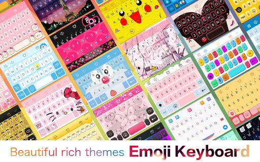 Capturas de pantalla de Emoji Keyboard - CrazyCorn