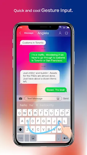 Capturas de pantalla de Emoji Keyboard - CrazyCorn