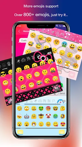 Capturas de pantalla de Emoji Keyboard - CrazyCorn