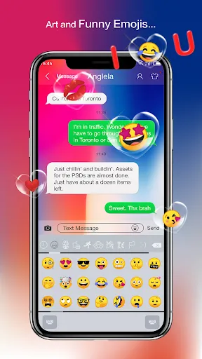 Capturas de pantalla de Emoji Keyboard - CrazyCorn