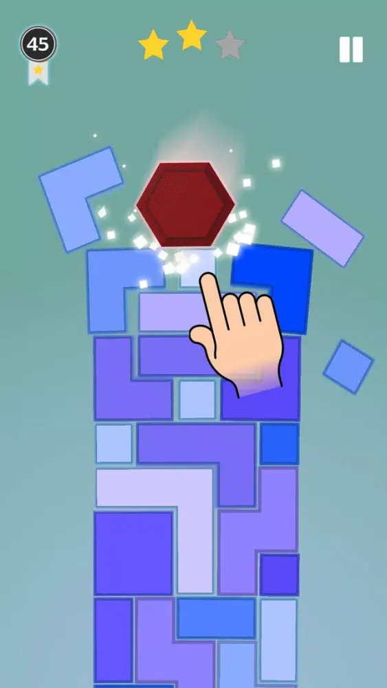Capturas de tela do Stone Break, Flip Jump Hex in Seconds