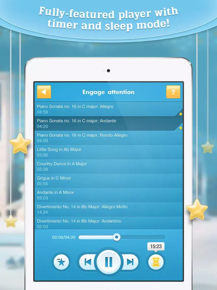Capturas de tela do Classical Music for Babies iPad 