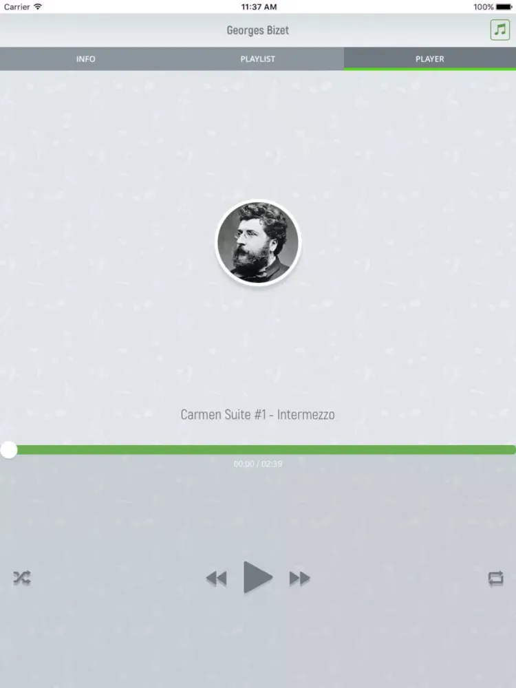 Georges Bizet - Classical Music Full iPad  Screenshots