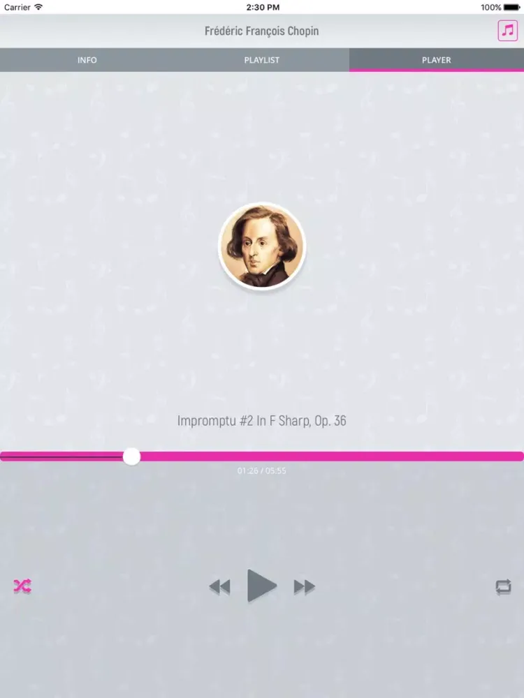 تصاویر Frederic Chopin - Classical Music iPad 