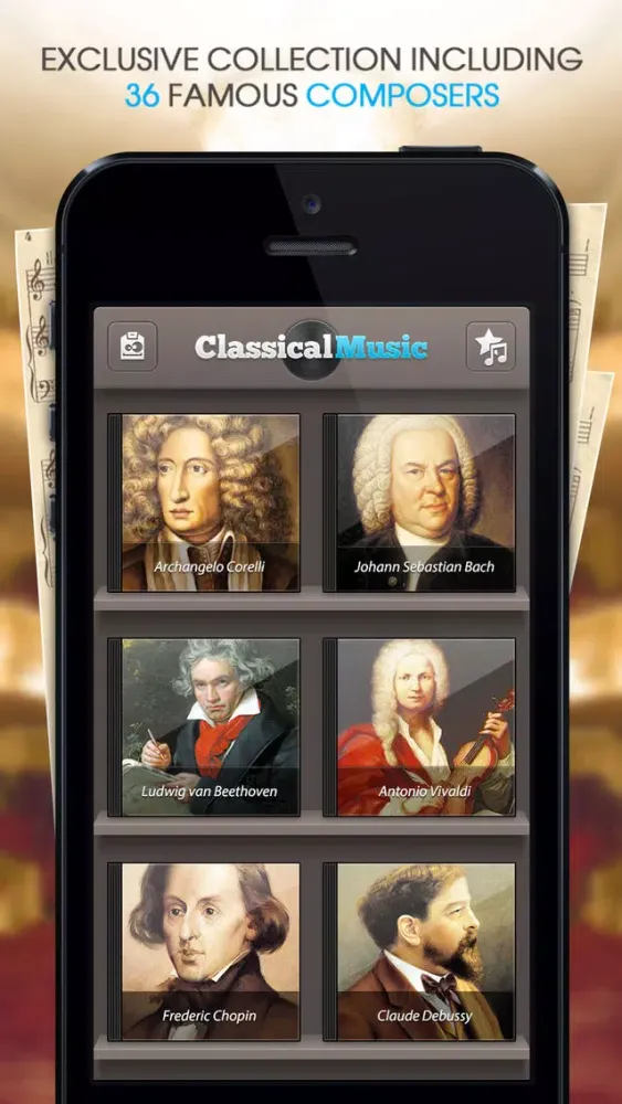 ภาพหน้าจอของ Classical Music Collection