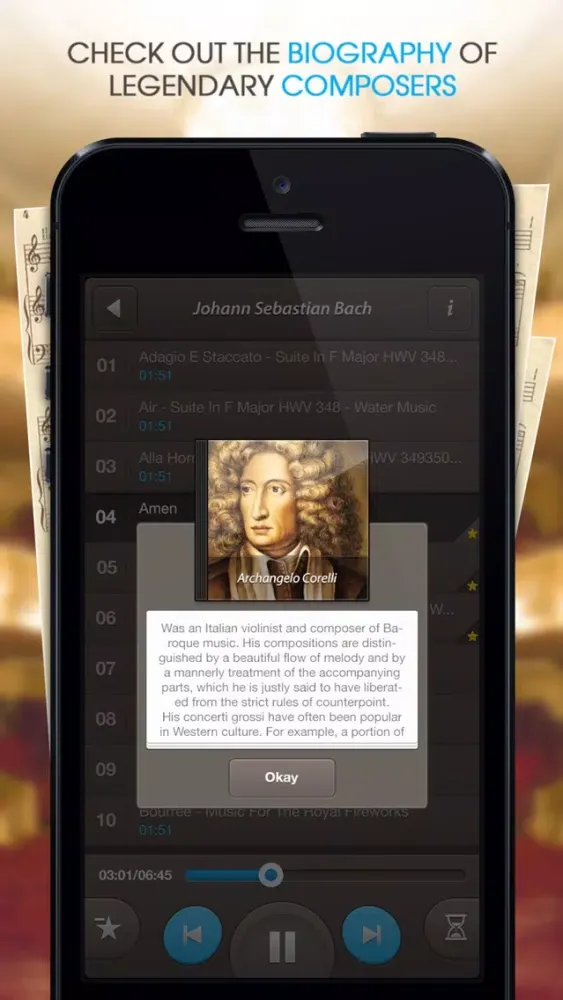 ภาพหน้าจอของ Classical Music Collection