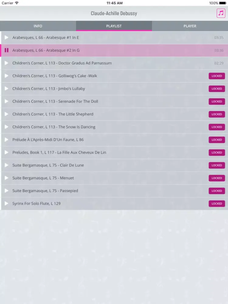 Claude Debussy - Classical Music Full iPad  Screenshots