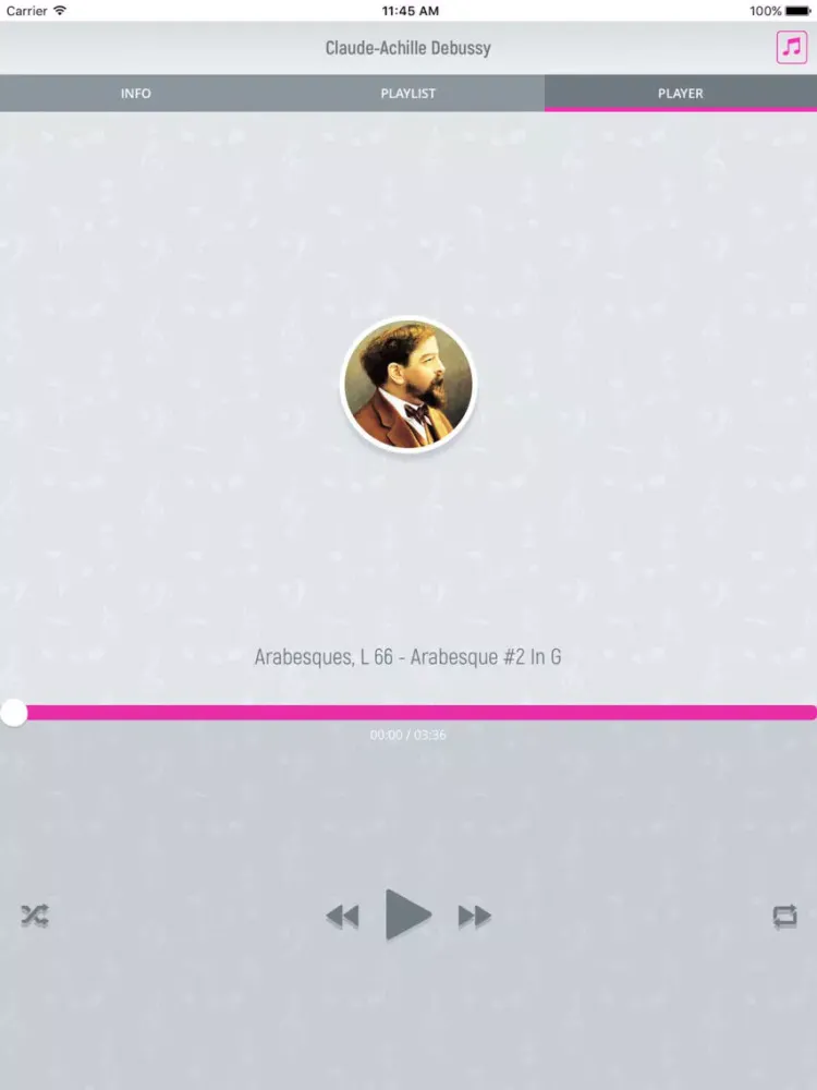 Claude Debussy - Classical Music Full iPad  Screenshots