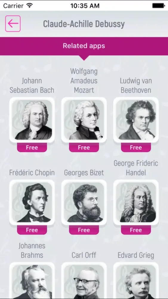 Claude Debussy - Classical Music Full Screenshots
