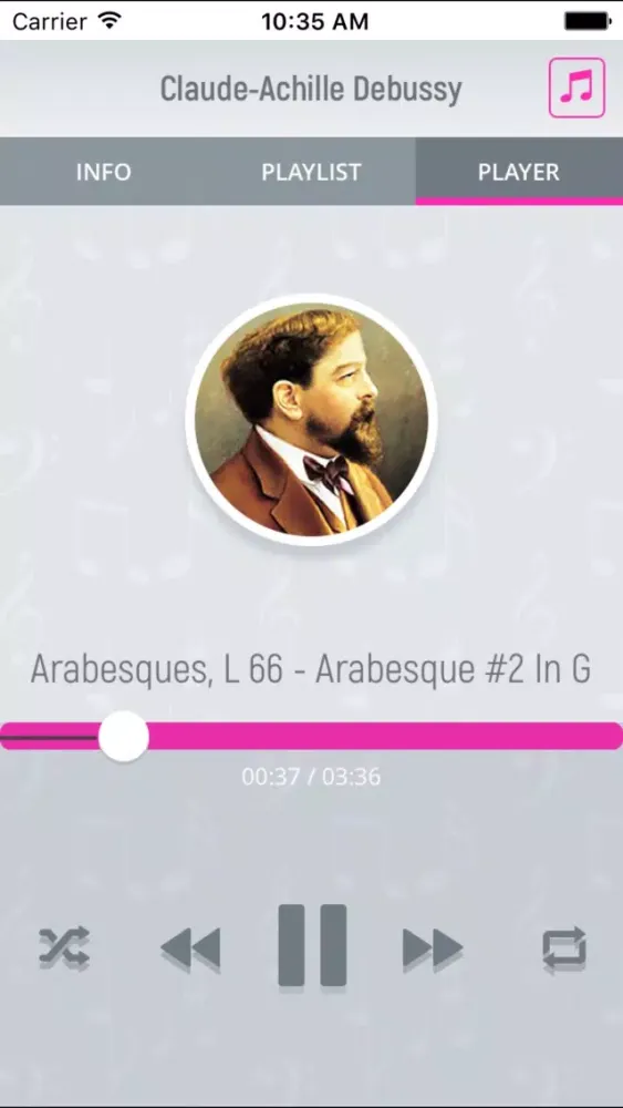 Claude Debussy - Classical Music Full Screenshots