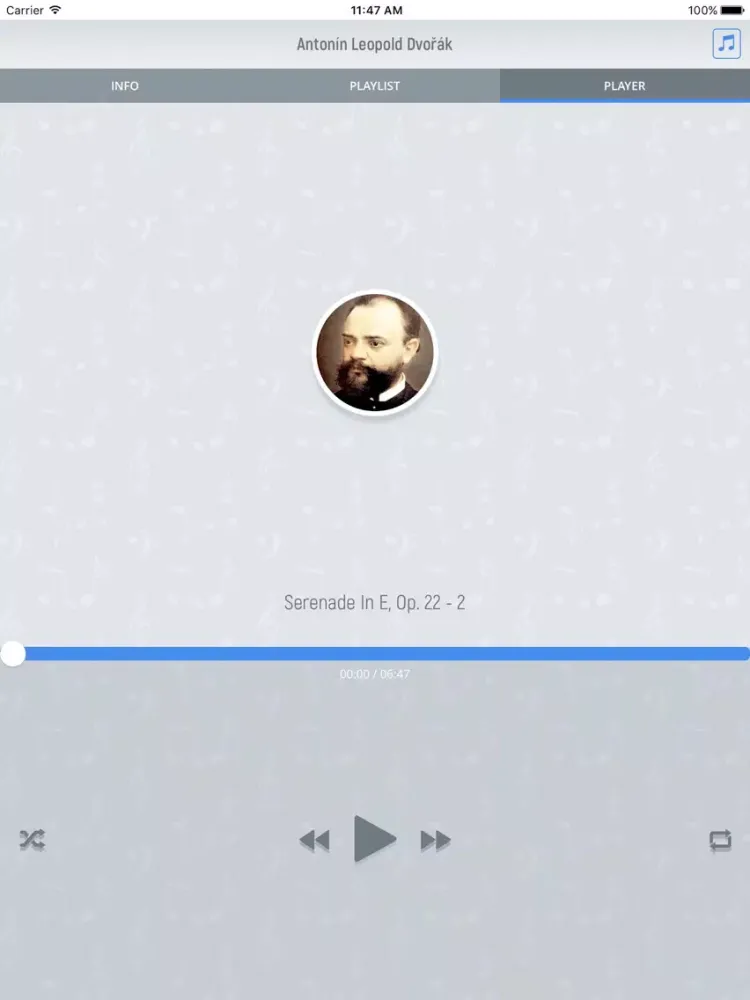 Antonin Dvorak - Classical Music iPad  スクリーンショット