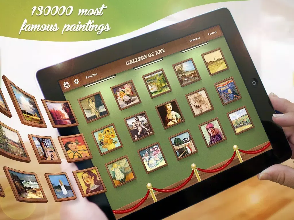 Tangkapan layar Art Gallery: +3000 Artists iPad 