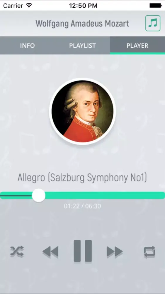 Wolfgang Mozart - Classical Music Full Screenshots