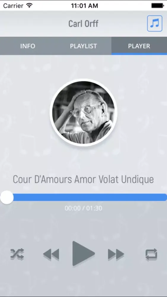 Ảnh chụp màn hình của Carl Orff - Classical Music