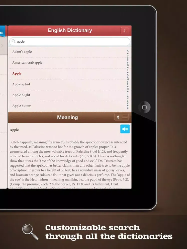 Capturas de tela do Pocket Dictionary 20in1 Lite iPad 