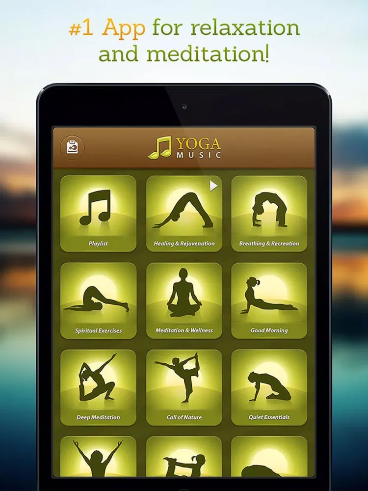 Скриншоты Yoga Music iPad 