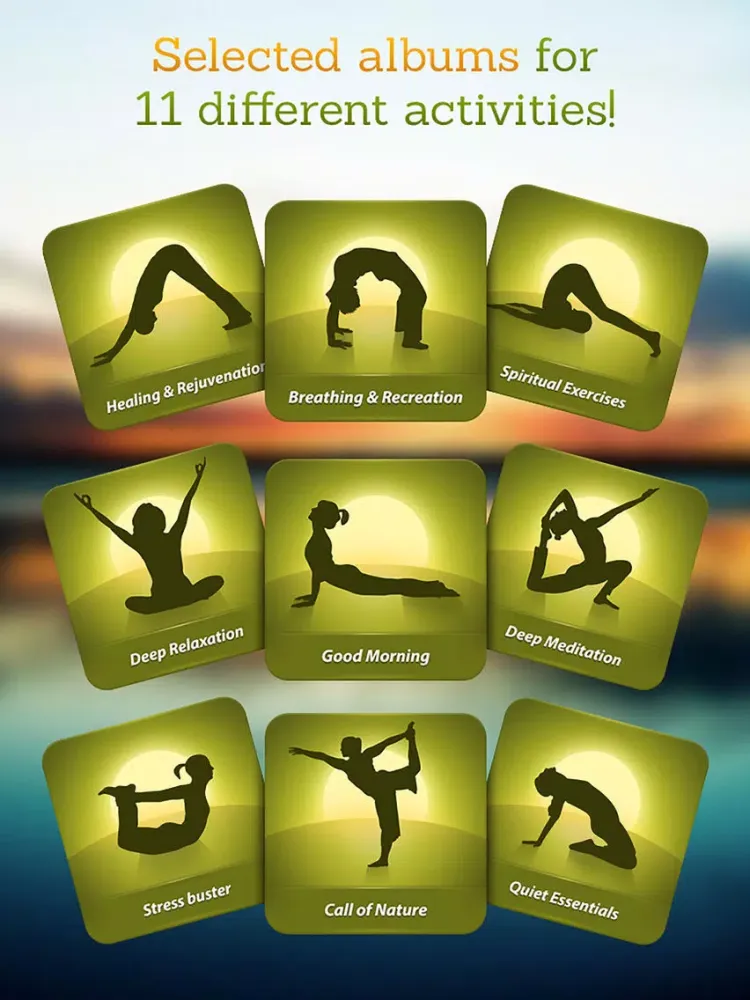 Скриншоты Yoga Music iPad 