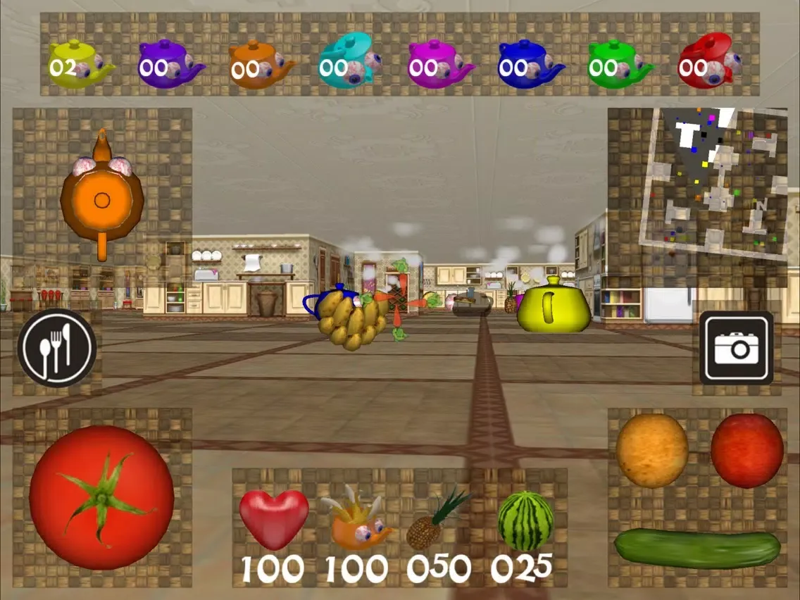 ภาพหน้าจอของ Crazy Teapots 3D iPad 