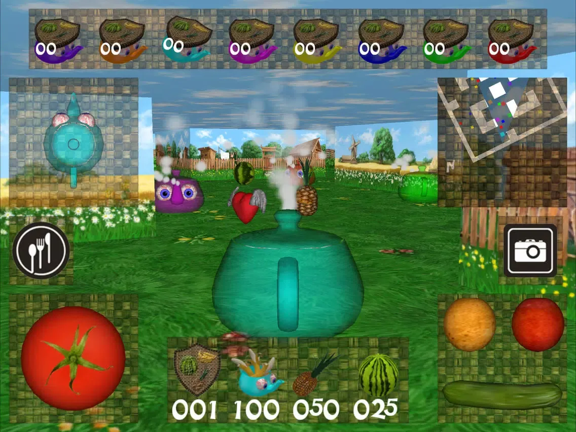 ภาพหน้าจอของ Crazy Teapots 3D iPad 