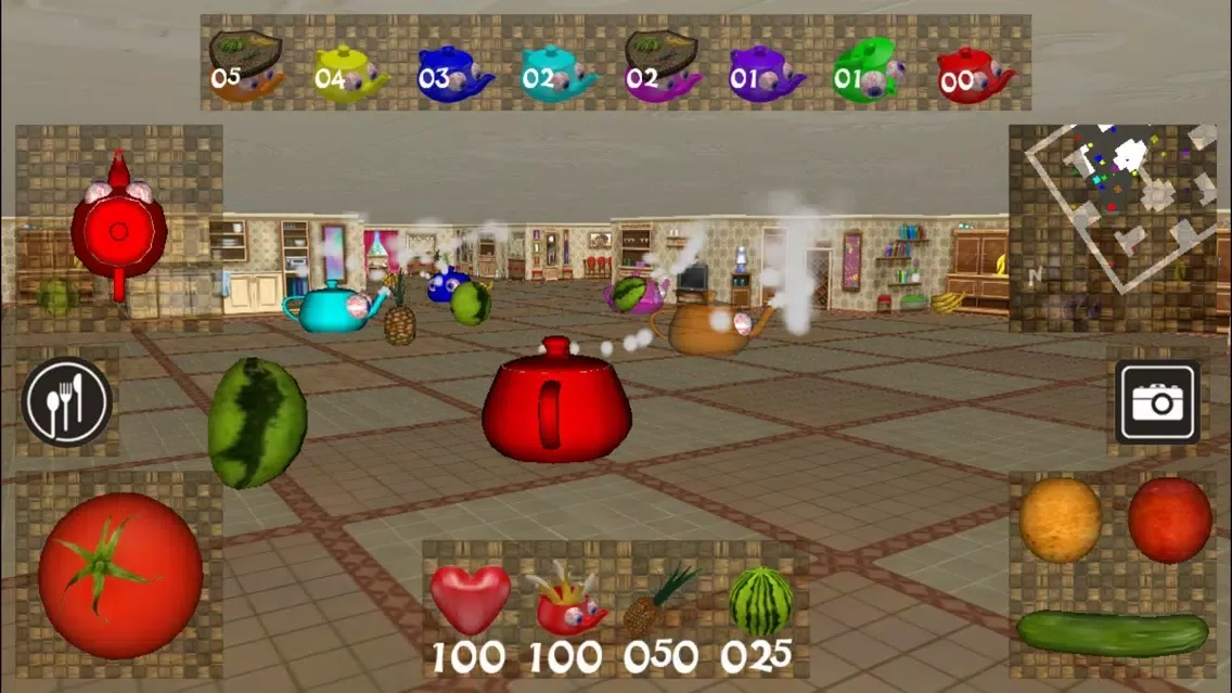 ภาพหน้าจอของ Crazy Teapots 3D