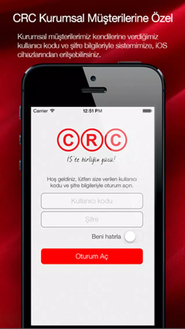 Screenshot di CRC
