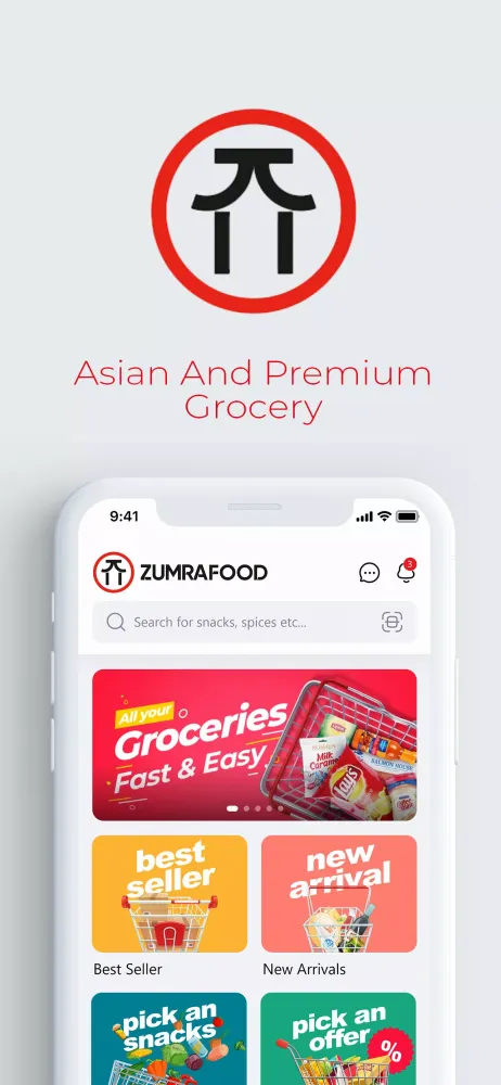 ภาพหน้าจอของ Zumra – Asian Food Delivery