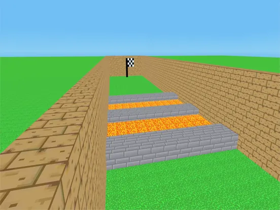 Mcraft Parkour Race Games 3D iPad  سکرین شاٹس
