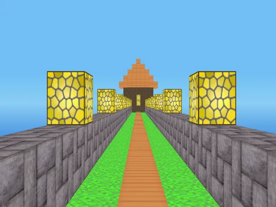 Mcraft Parkour Race Games 3D iPad  سکرین شاٹس