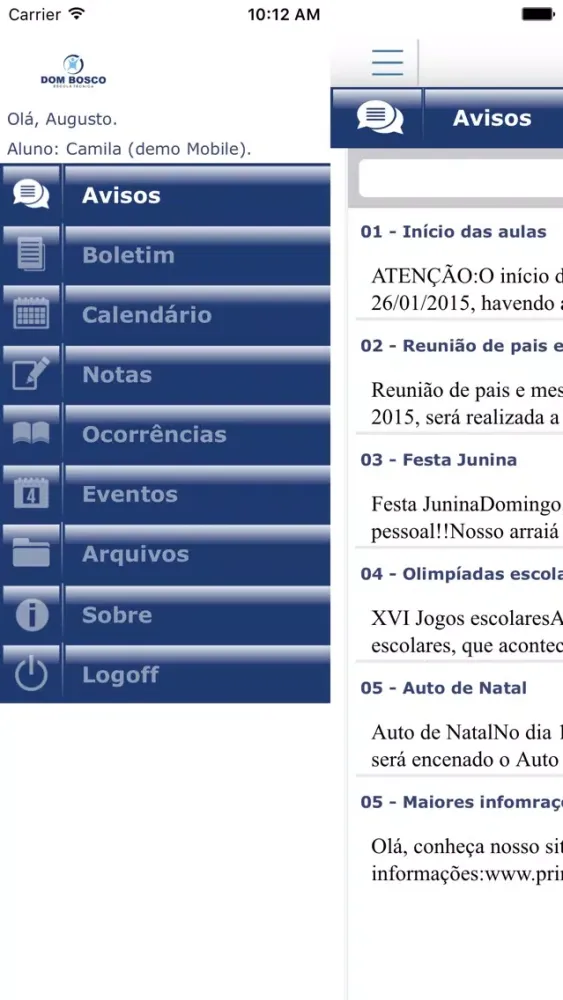 Colégio Técnico Dom Bosco Screenshots