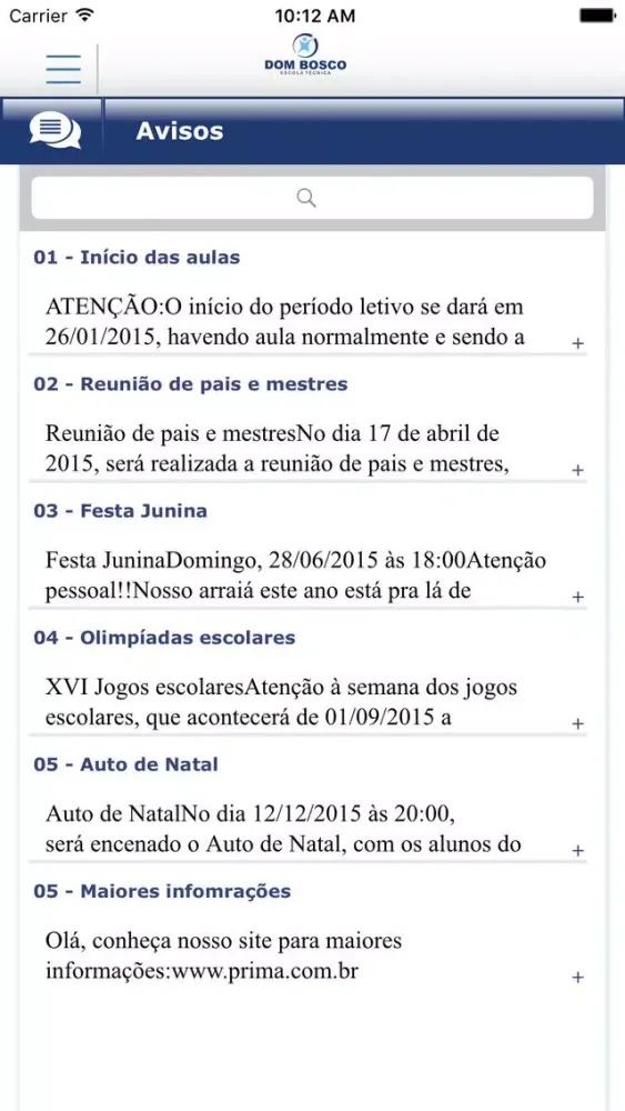 Colégio Técnico Dom Bosco Screenshots