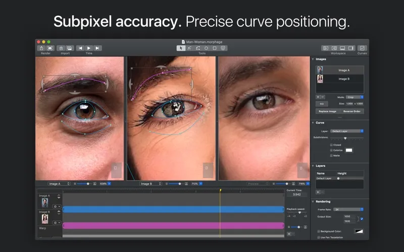 Captures d'écran de Morph Age › Photo Morphing