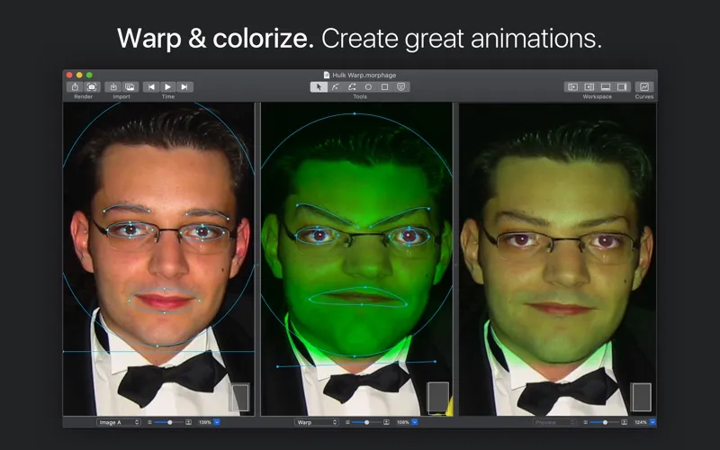 Captures d'écran de Morph Age › Photo Morphing