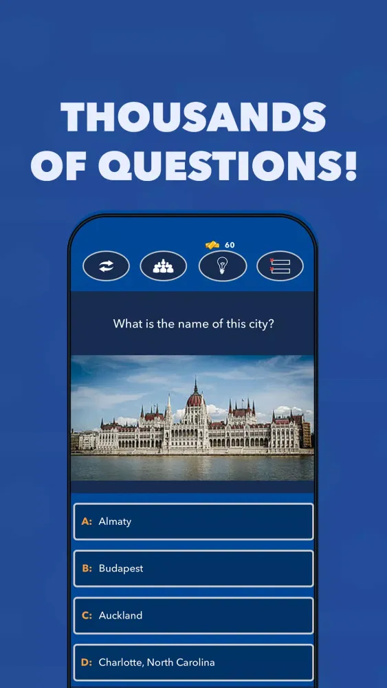 General Knowledge Quiz Screenshots