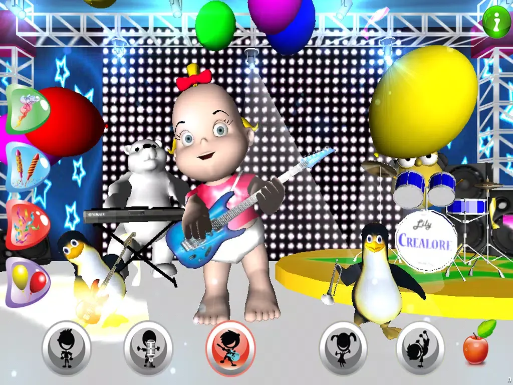 Ảnh chụp màn hình của Lily Rock Band iPad 