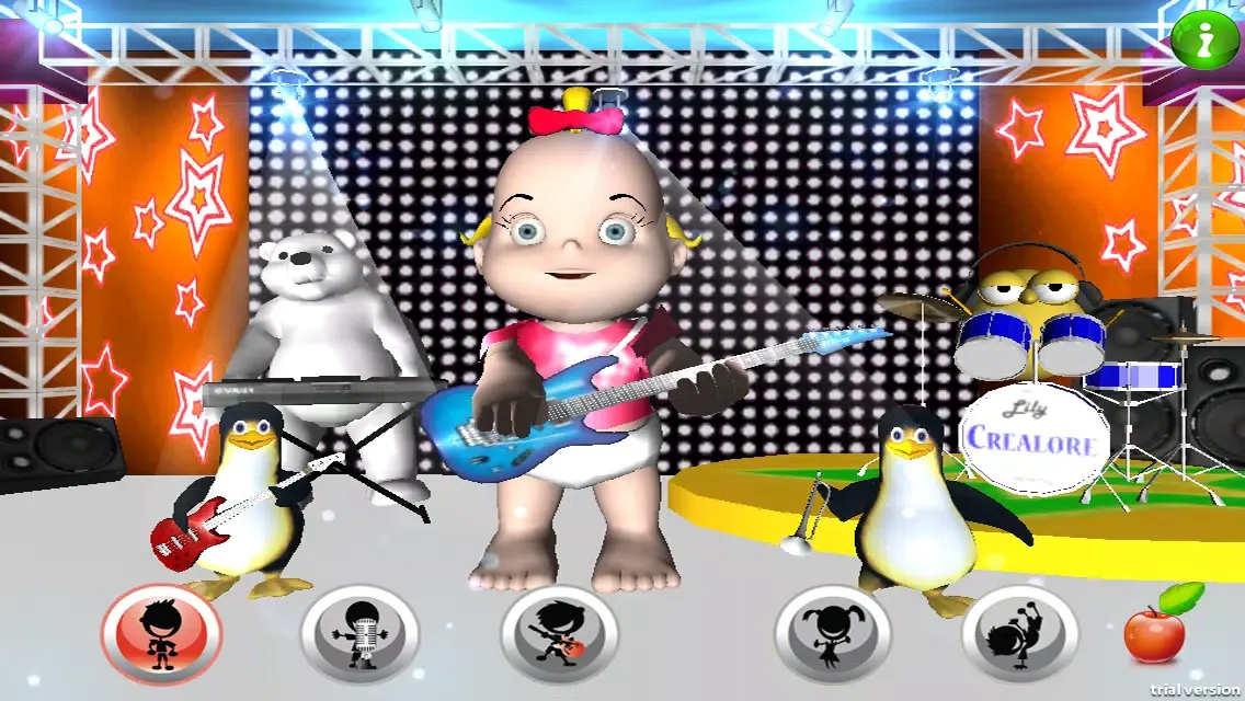 Ảnh chụp màn hình của Lily Rock Band