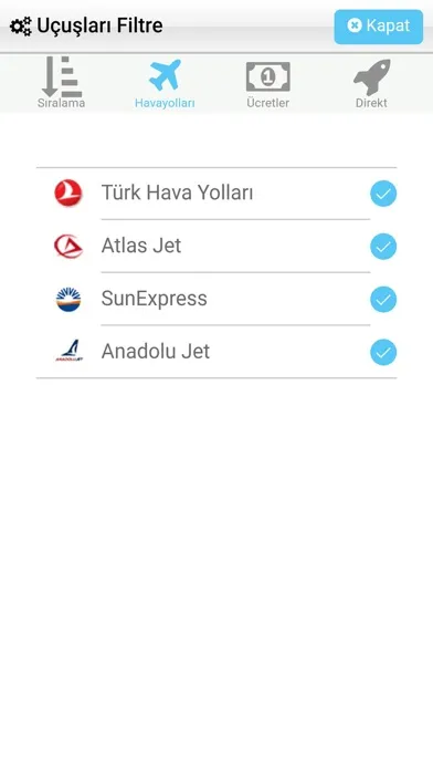 Uçak Bileti Hesaplı Bilet Al應用截圖