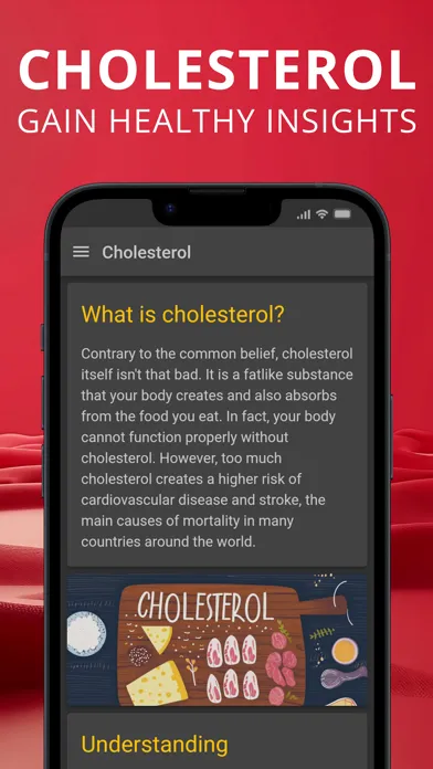 Capturas de tela do My Heartlet: BP & Cholesterol