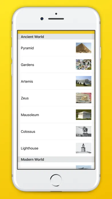 Capturas de pantalla de AR 7 Wonders of the World