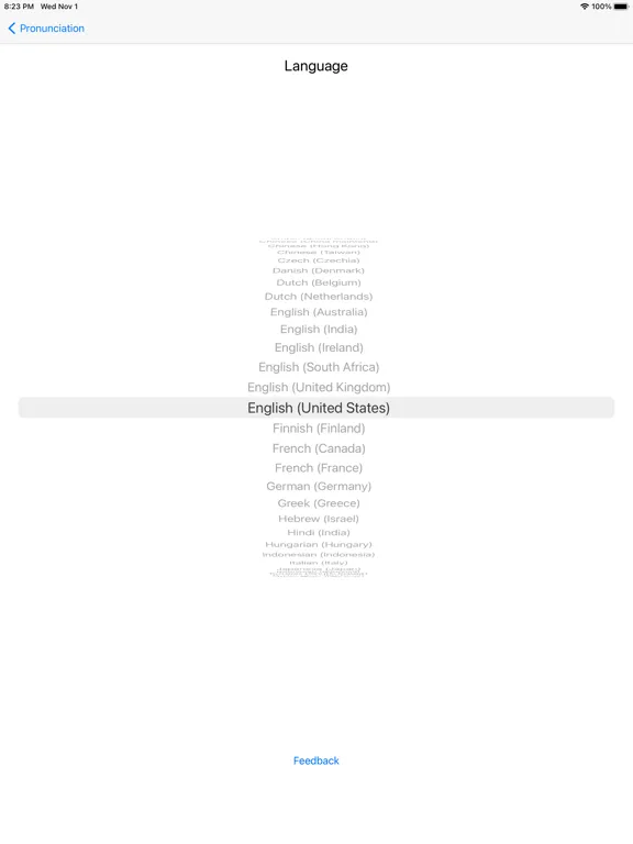 Pronunciation iPad  Ekran Görüntüleri