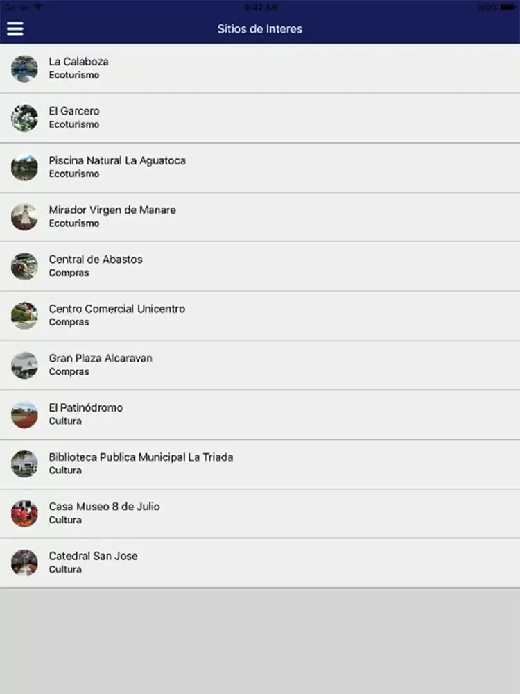 Unitropico ASCUN iPad  Screenshots