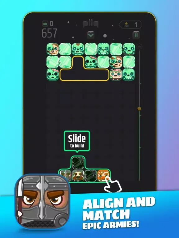 pliq: Epic Clash Arcade Puzzle iPad 應用截圖