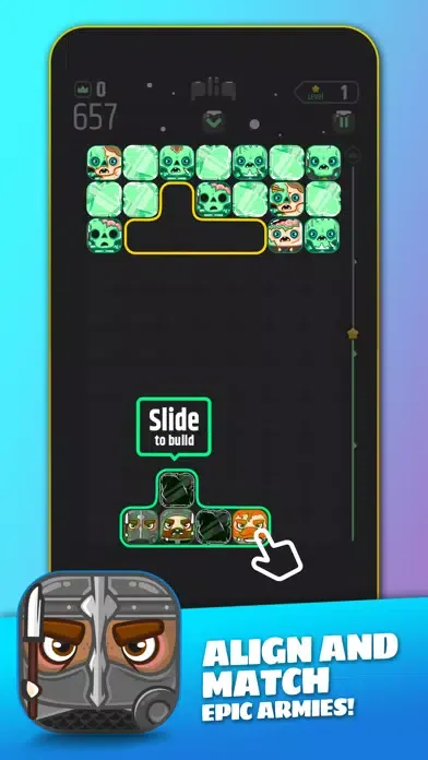 pliq: Epic Clash Arcade Puzzle應用截圖