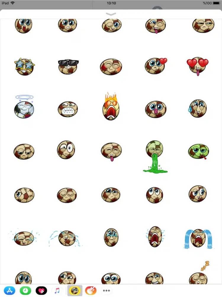 Luca: Football Emoji Stickers iPad  স্ক্রিনশট