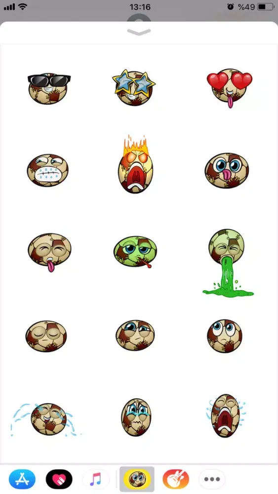 Luca: Football Emoji Stickers স্ক্রিনশট