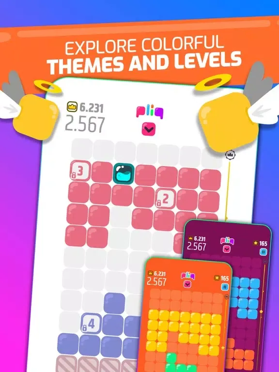 Capturas de pantalla de pliq: A Marvelous Puzzle Game iPad 