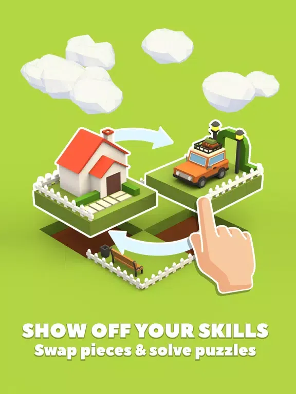 Capturas de pantalla de Swap Puzzle 3D iPad 