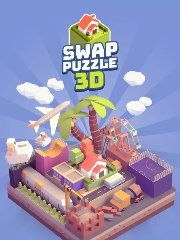 Capturas de pantalla de Swap Puzzle 3D iPad 