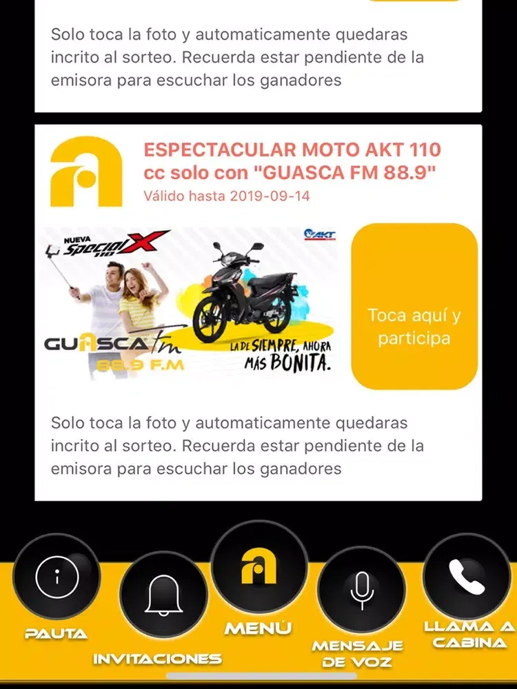 Скриншоты Guasca FM 107.1 iPad 