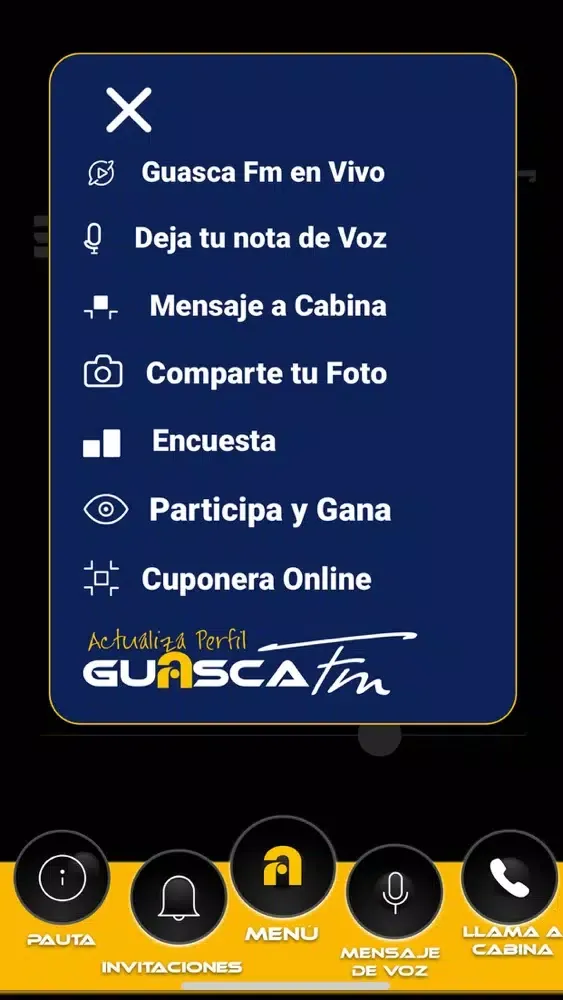 Скриншоты Guasca FM 107.1